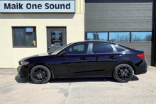 2022 Honda Civic with dark privacy window tint